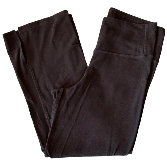 DIP Pants Ankle Cropped Leggings Workout Athleisure Stretchy Black Size Medium - Picture 3 of 8